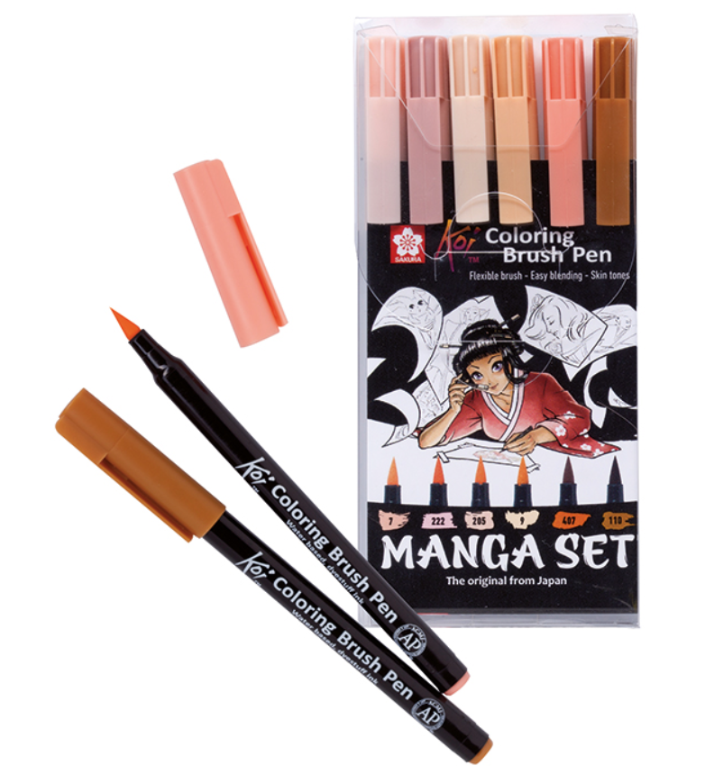 KOI Coloring Brush Pens Manga Sett LUSH DIVE AS