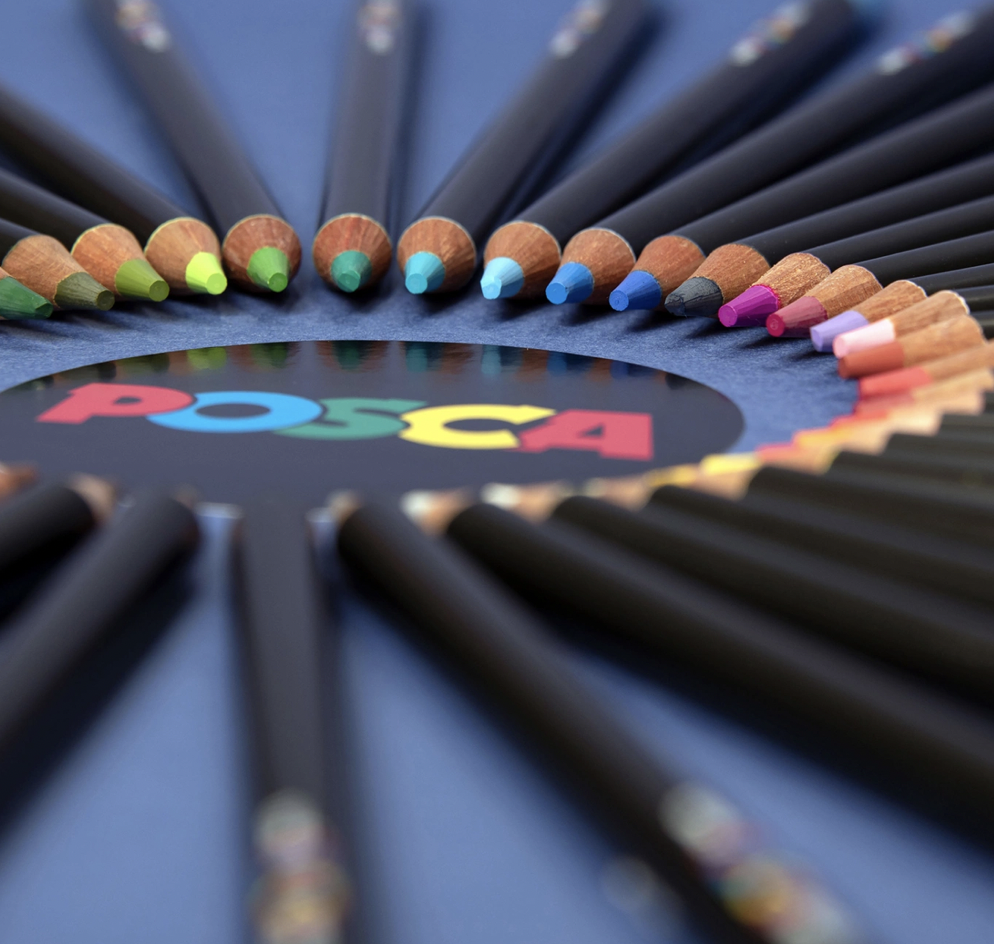 Posca Artist Pencils, 12 farger - LUSH DIVE AS