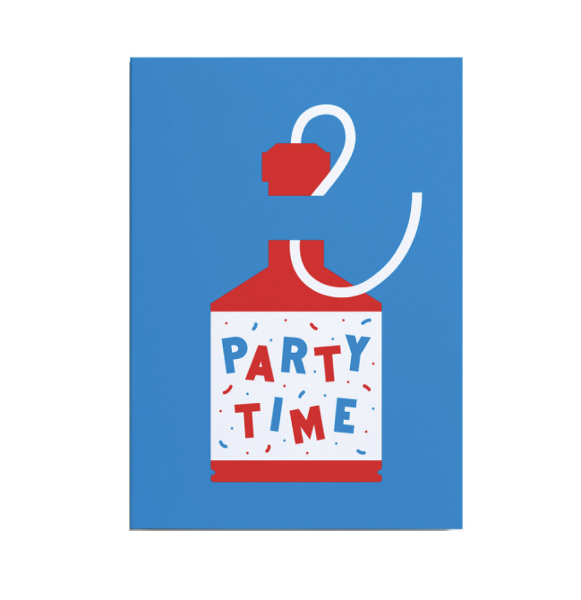 Crispin Finn PARTY TIME kort - LUSH DIVE AS