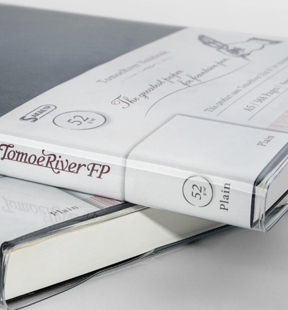 Tomoe River Paper Hardcover Notebook A5, Plain LUSH DIVE AS