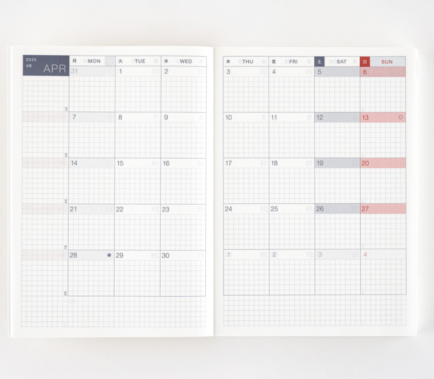 Hobonichi 2025 A5 English Version Anita Breanne