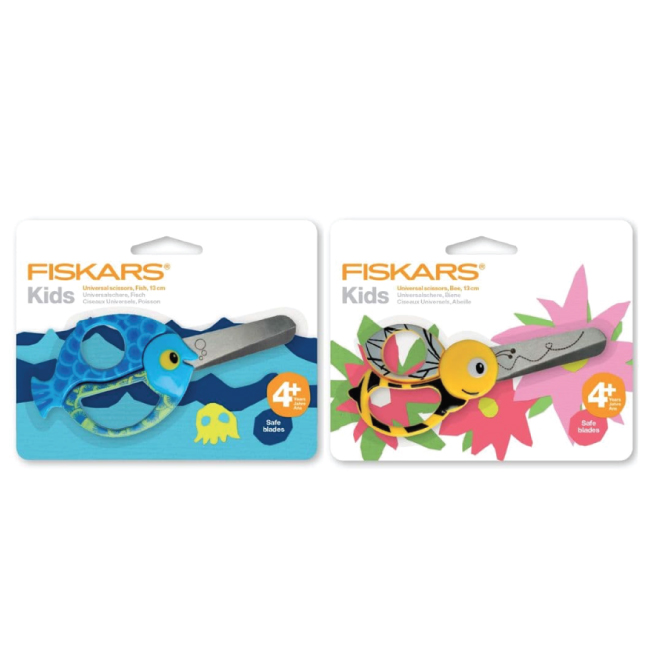 Fiskars Kids scissors 13 cm, red