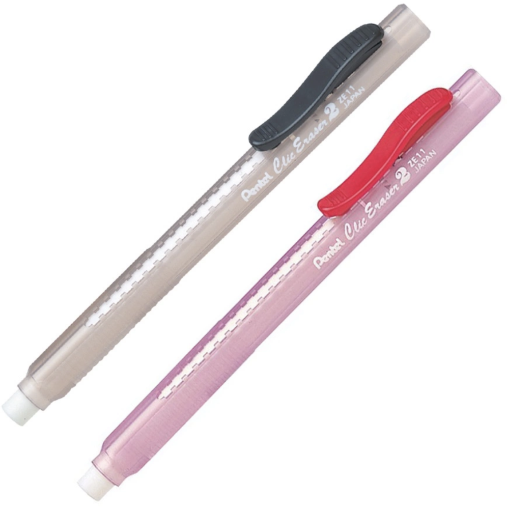 Pentel Clic Eraser Refill, 2 pakning LUSH DIVE AS