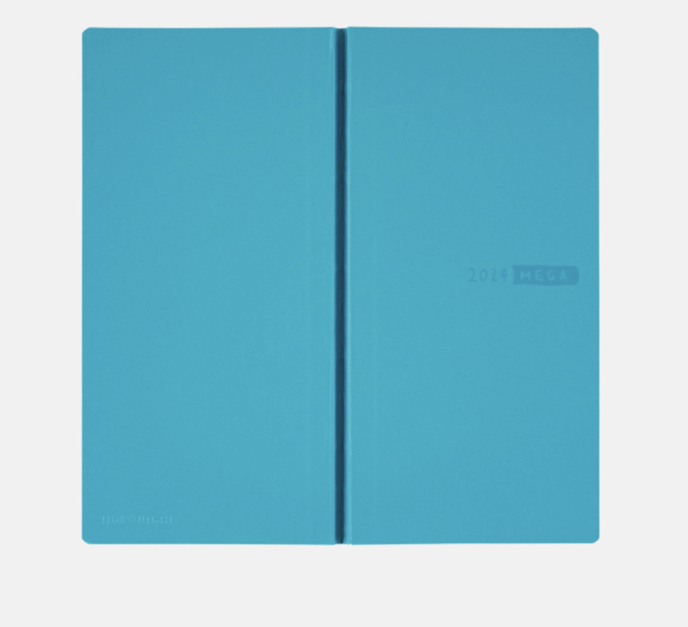 HOBONICHI Weeks MEGA 2024, Sneaker Aqua Blue LUSH DIVE AS