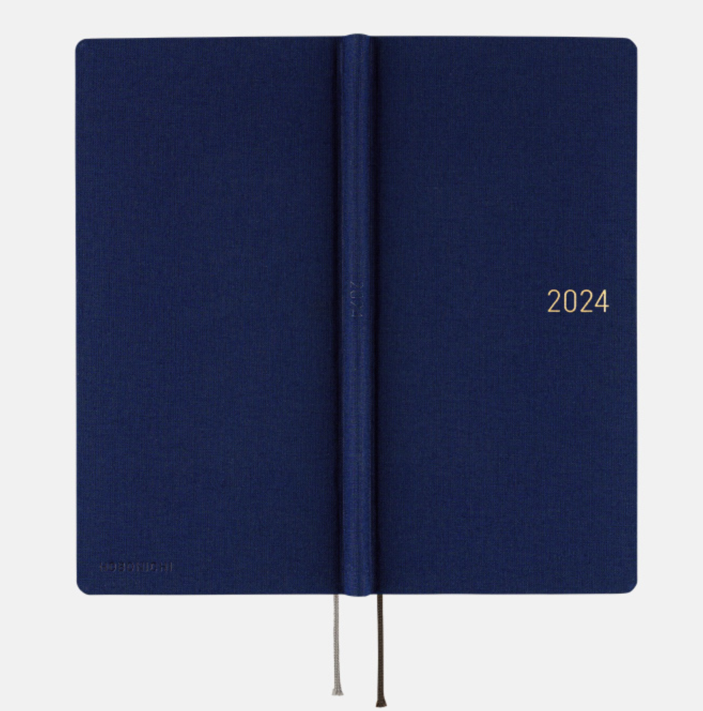HOBONICHI Weeks MEGA 2024, Colors Deep Navy LUSH DIVE AS